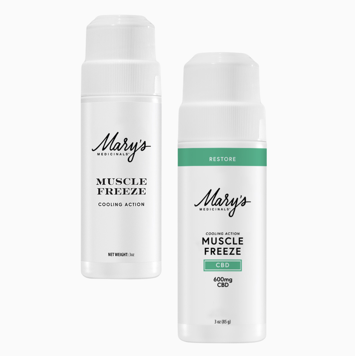 MARY'S TRANSDERMAL - MUSCLE FREEZE - CBD GEL 3OZ.