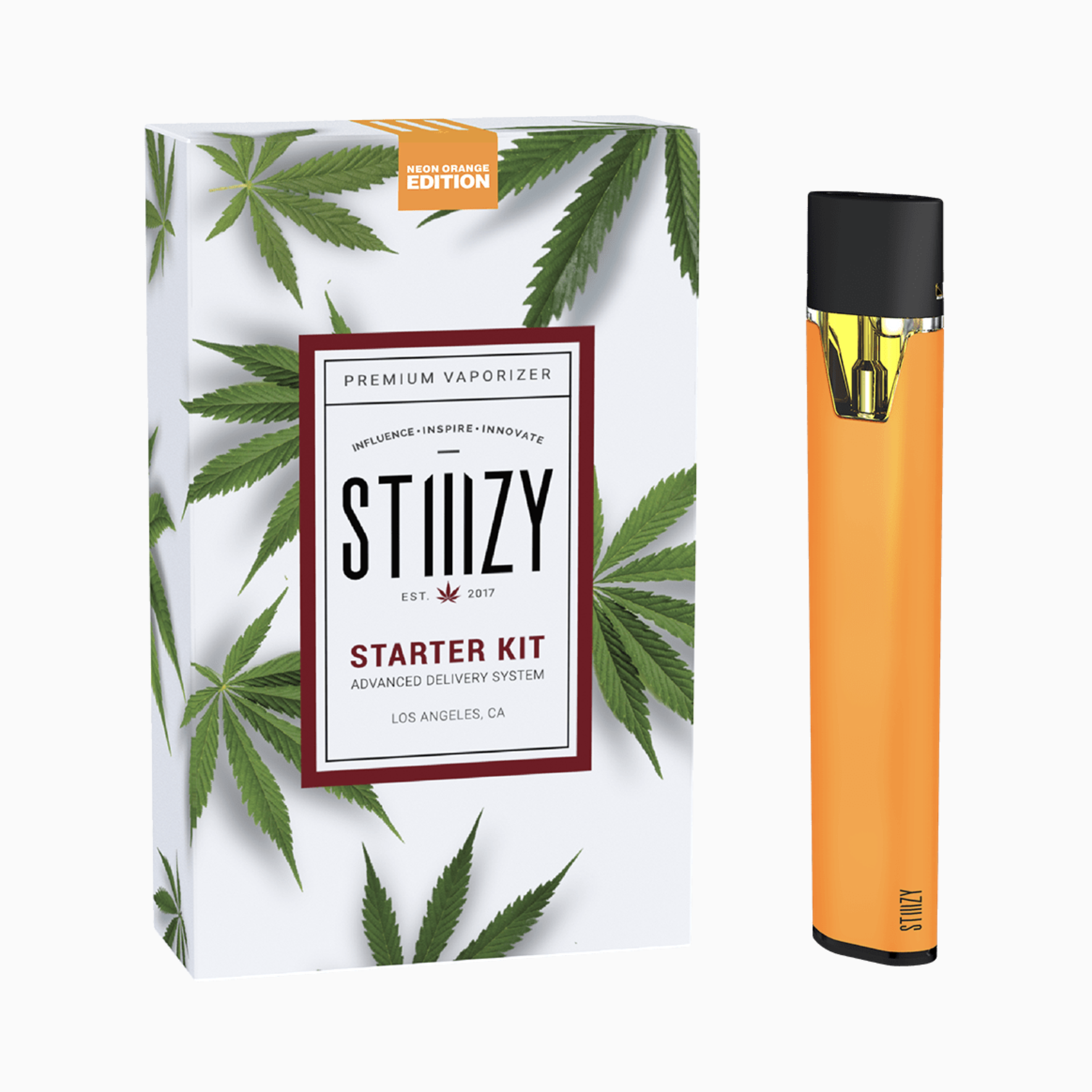 STIIIZY - NEON ORANGE - BATTERY STARTER KIT