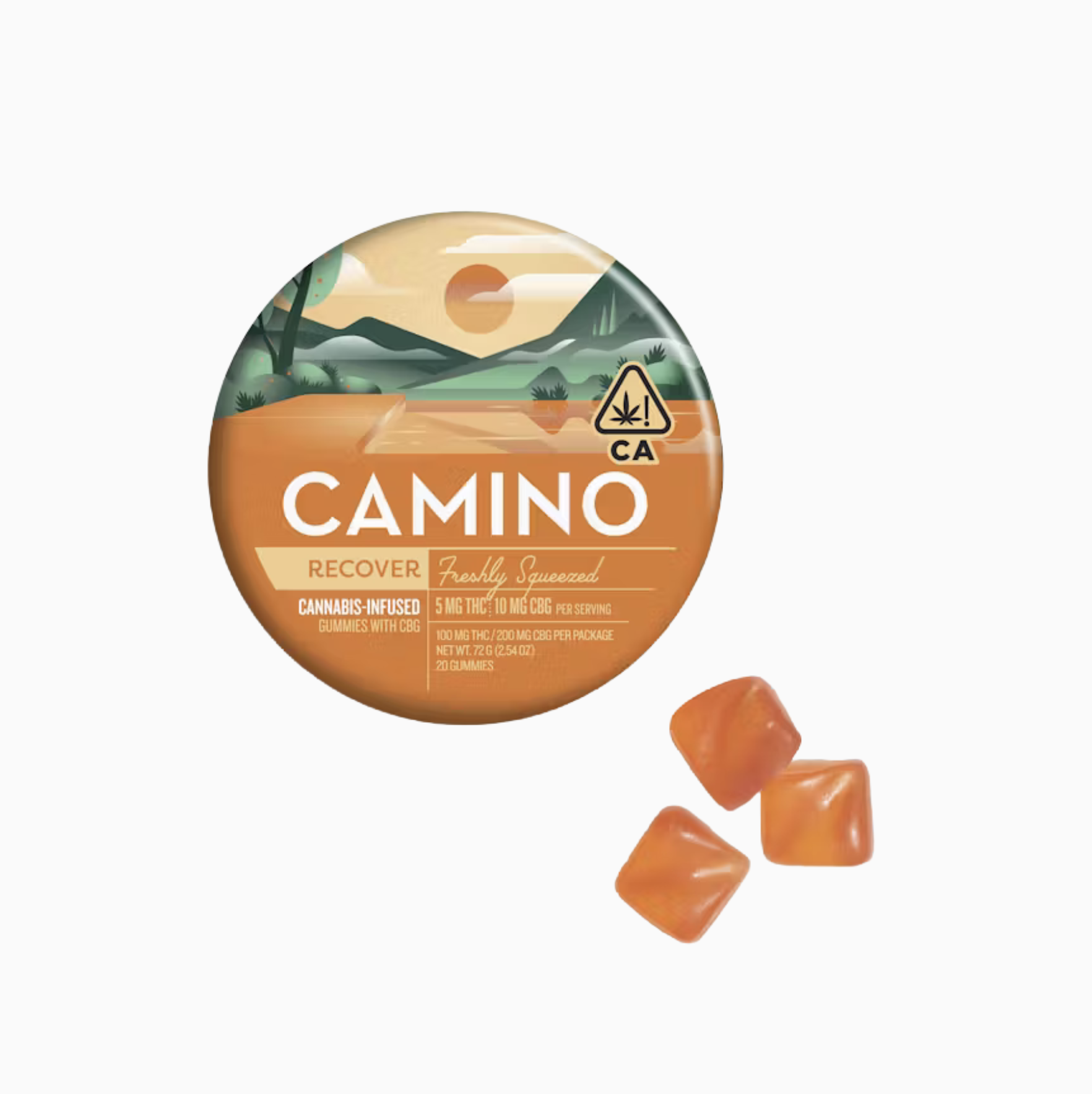 CAMINO - FRESHLY SQUEEZED - GUMMIES CBG 1:2
