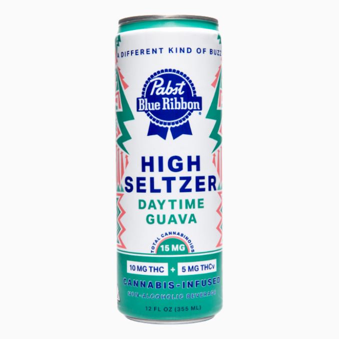 PABST - INFUSED - SELTZER - DAYTIME GUAVA - 12OZ - 15MG