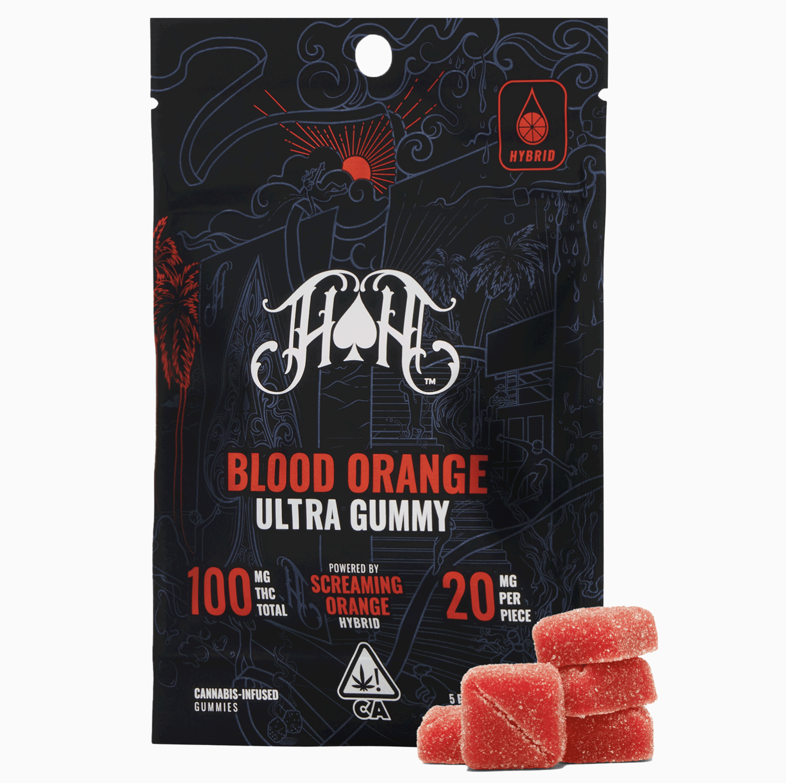 HEAVY HITTERS - BLOOD ORANGE - GUMMIES 100MG