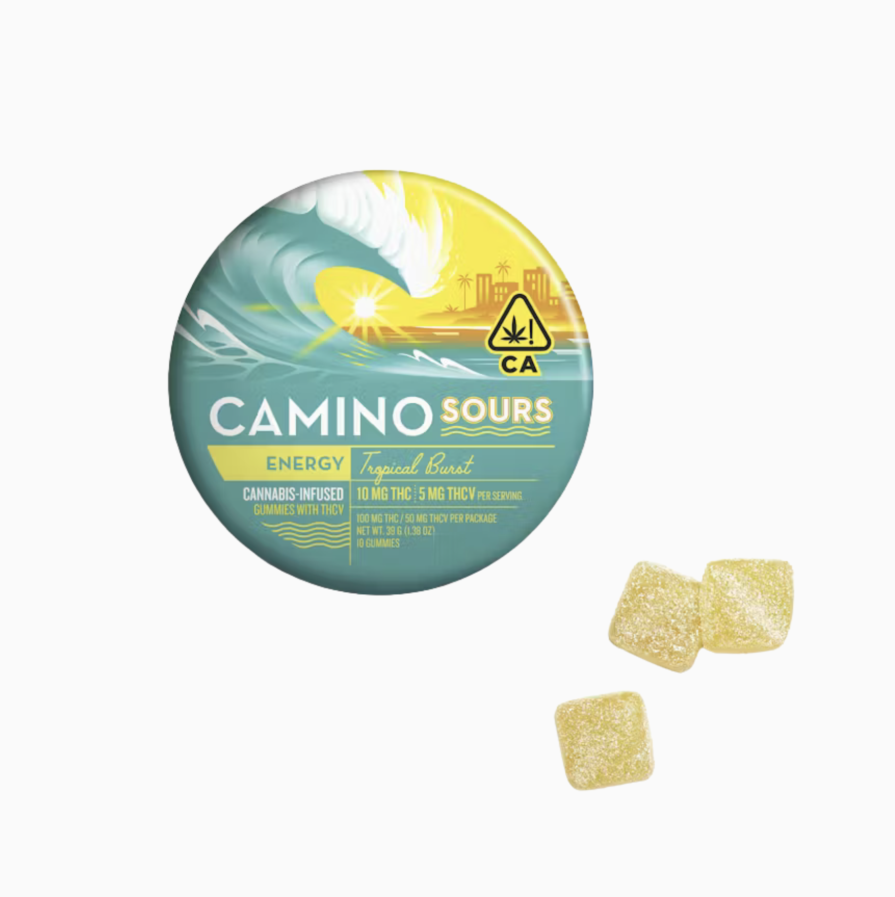 CAMINO - SOURS TROPICAL BURST - GUMMIES THCV 2:1 10PK 100MG
