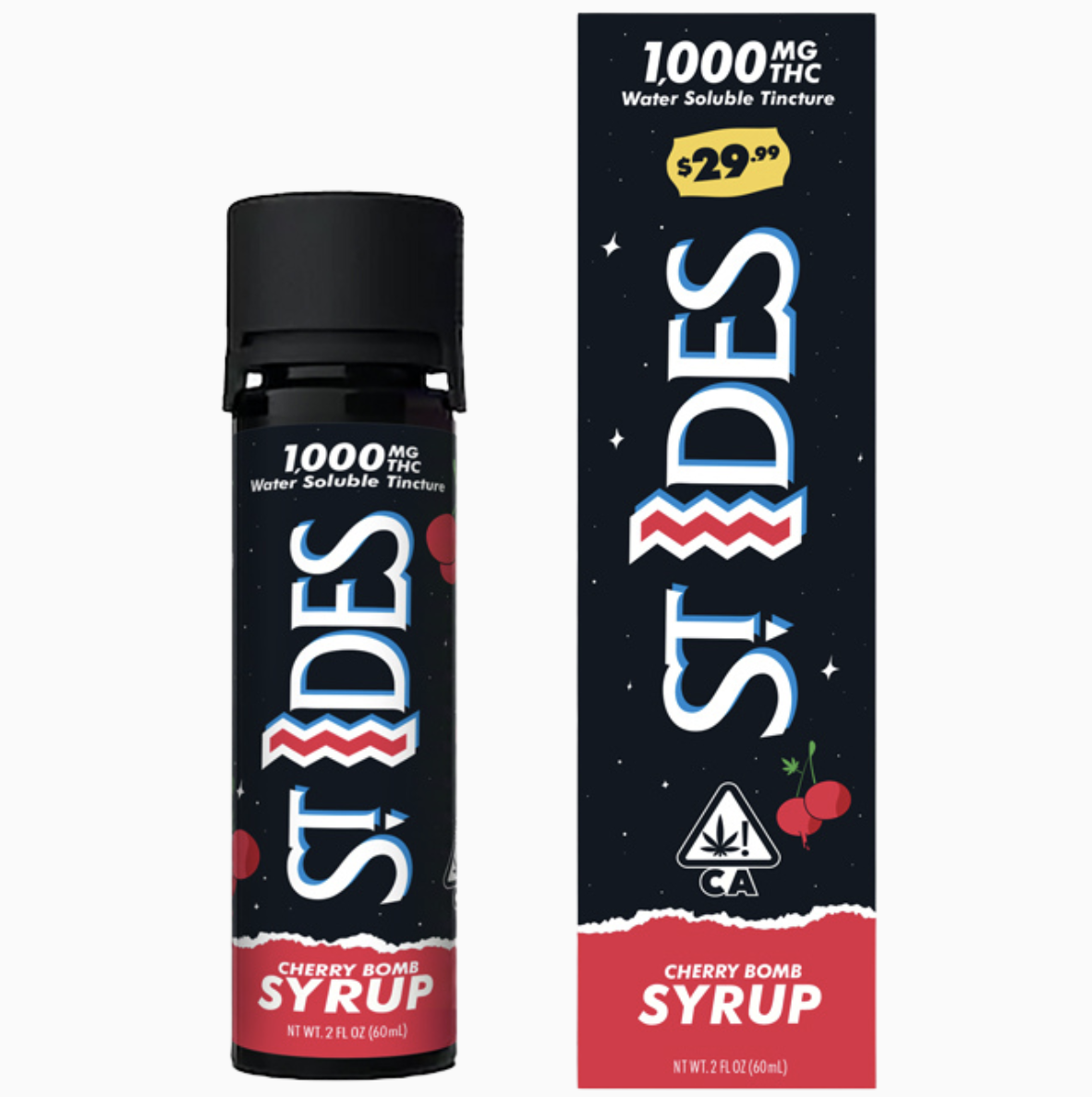 ST IDES - DROPPER - CHERRY BOMB - TINCTURE 2OZ - 1000MG