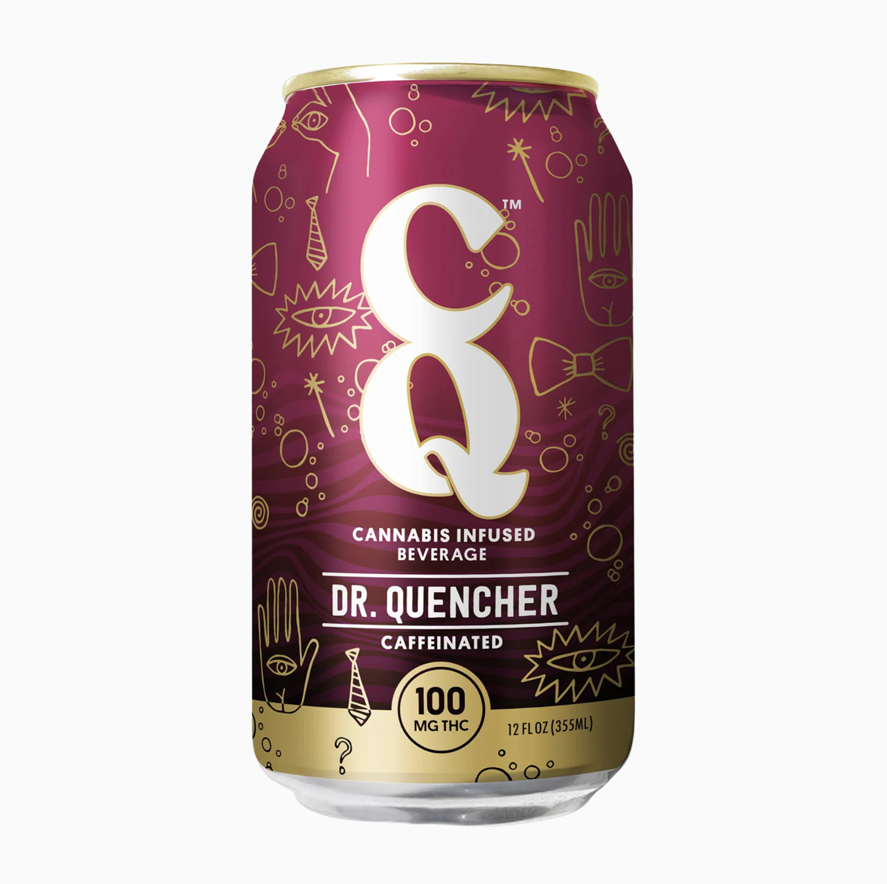 CQ - DR. QUENCHER - BEVERAGE 12OZ 100MG
