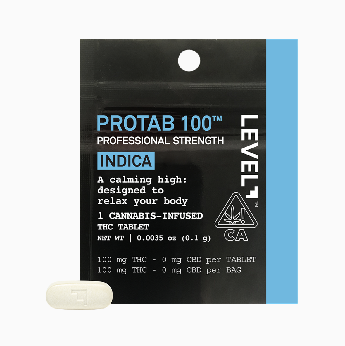 LEVEL - PROTAB 100 INDICA - 1-PIECE 100MG