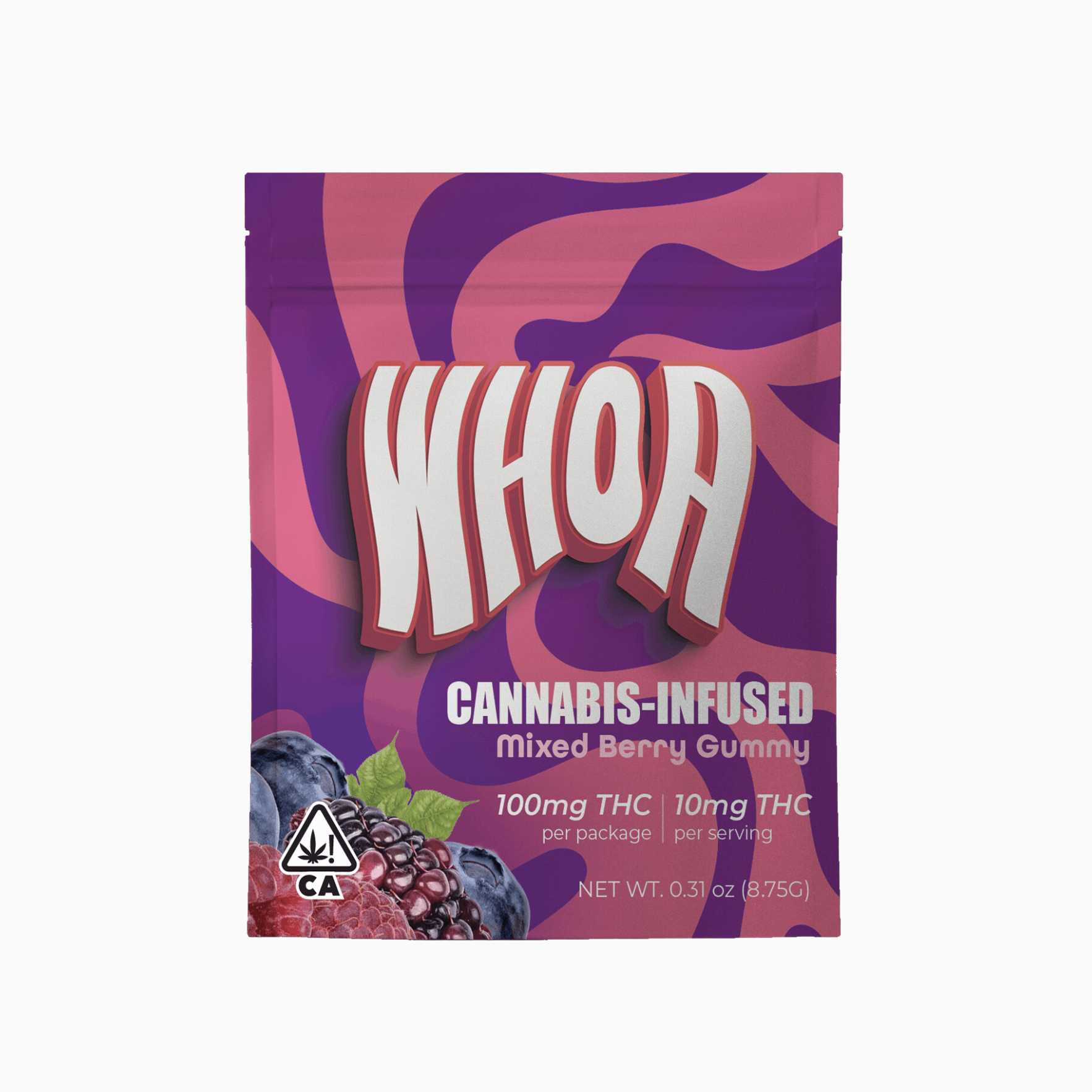 WHOA - MIXED BERRY - ONE BITE GUMMY 100MG
