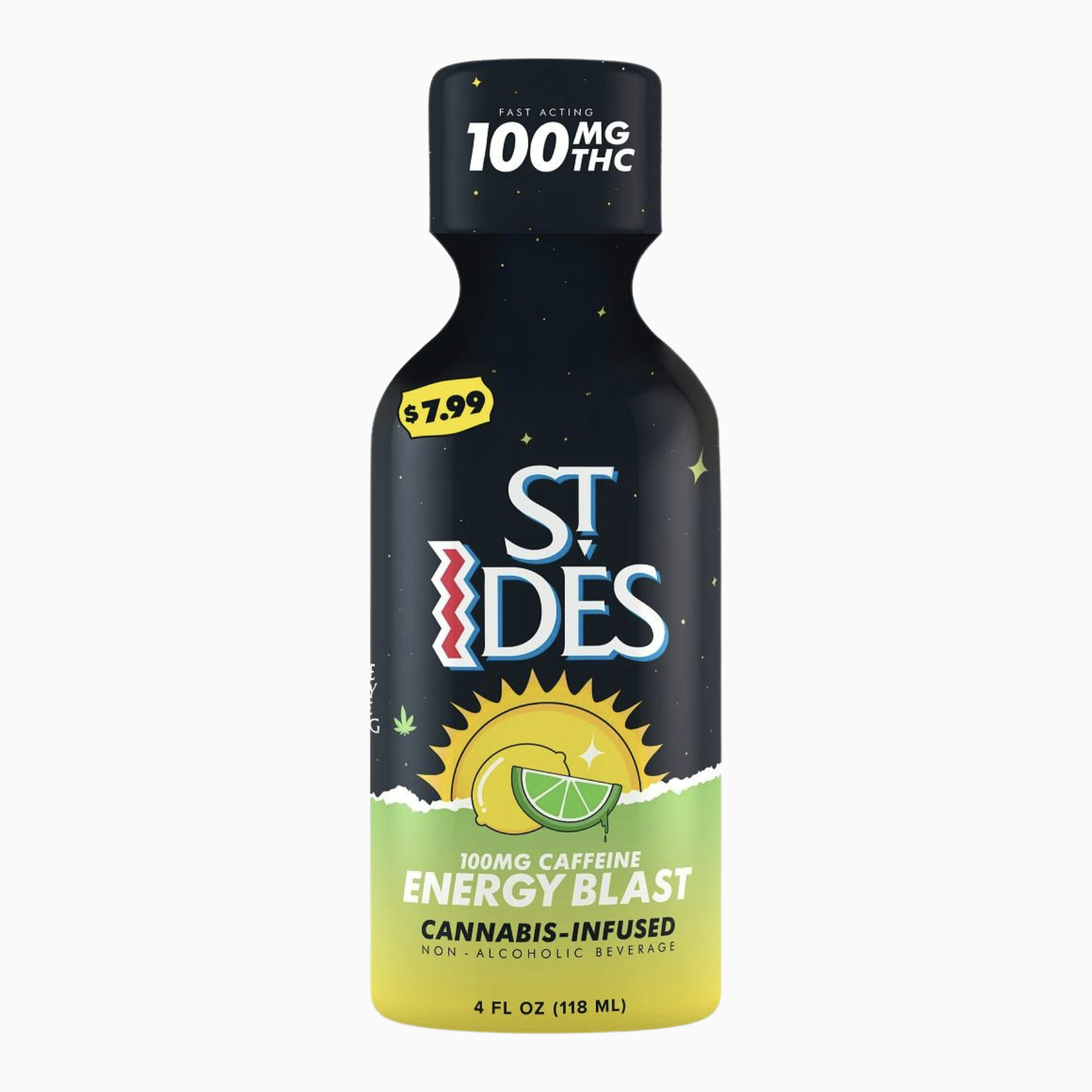 ST IDES - SHOT - ENERGY BLAST 4OZ - 100MG
