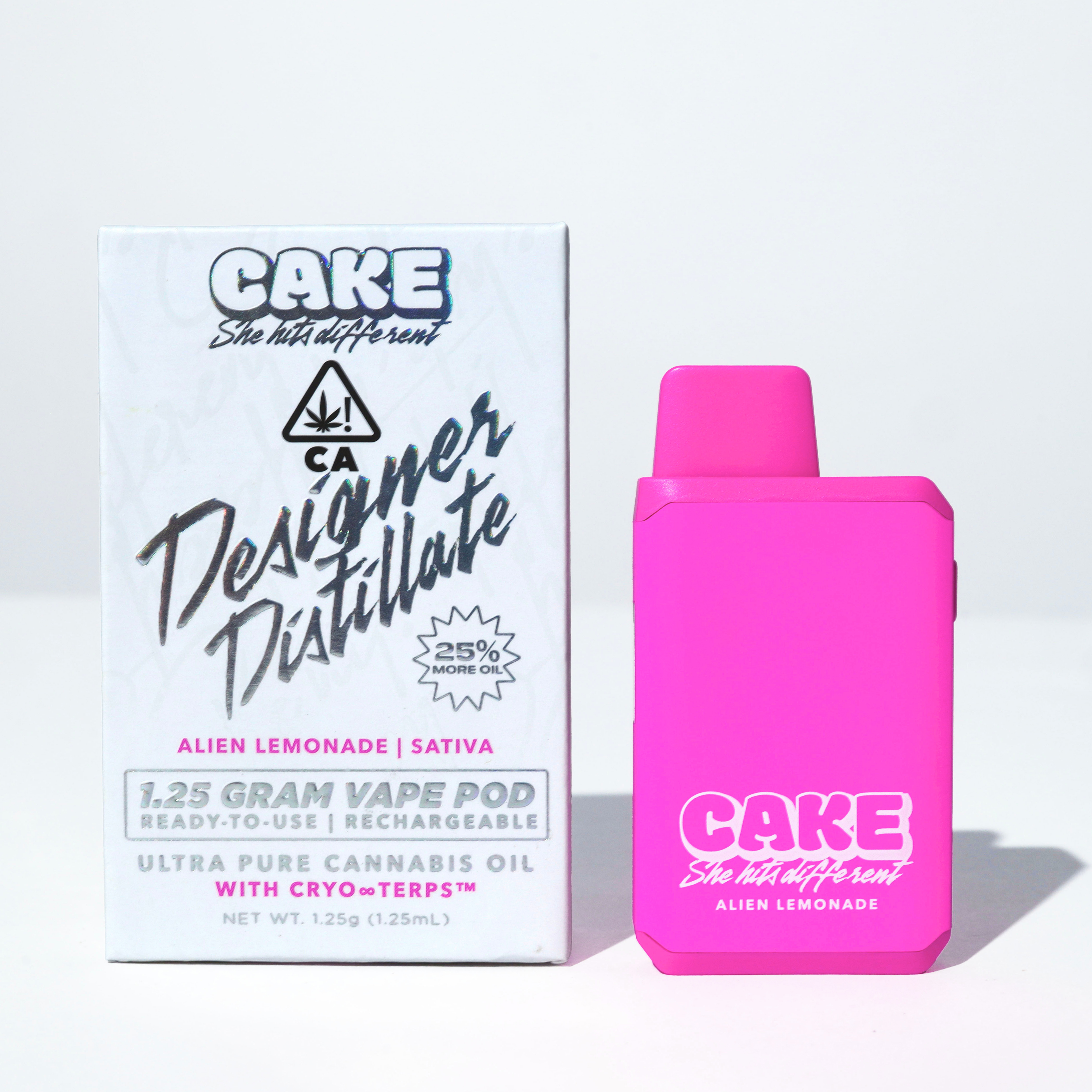 alien pod recharge CAKE - Alien Lemonade - CAKE - DD Pod - 1.25 gram Rechargeable