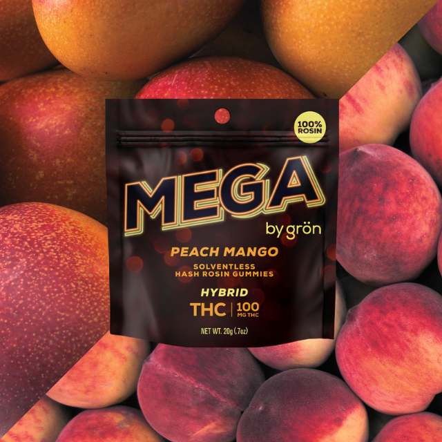 GUMMY | PEACH MANGO | MEGA PEARL | HASH ROSIN