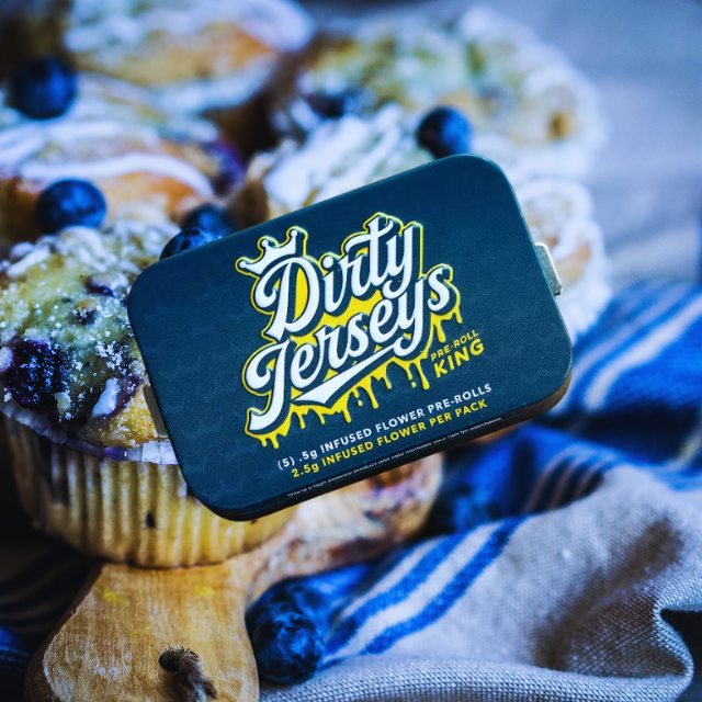 INFUSED PREROLL | BLUEBERRY MUFFIN | 5-PACK | 2.5G 