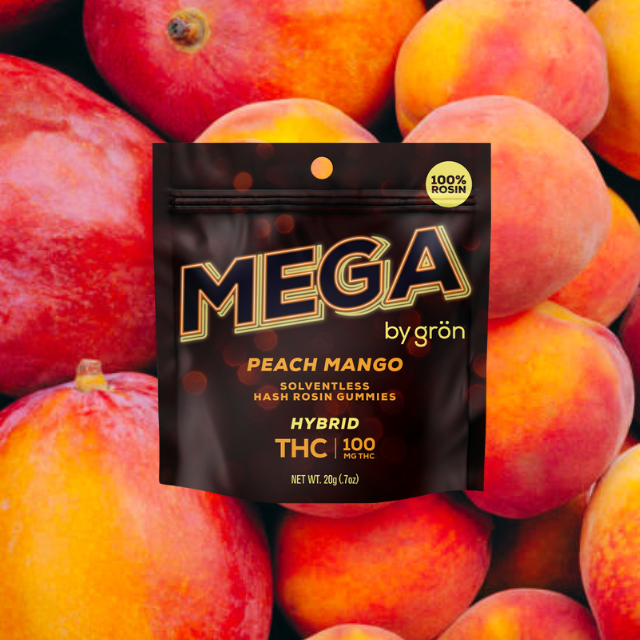 GUMMY | PEACH MANGO | MEGA PEARL | HASH ROSIN