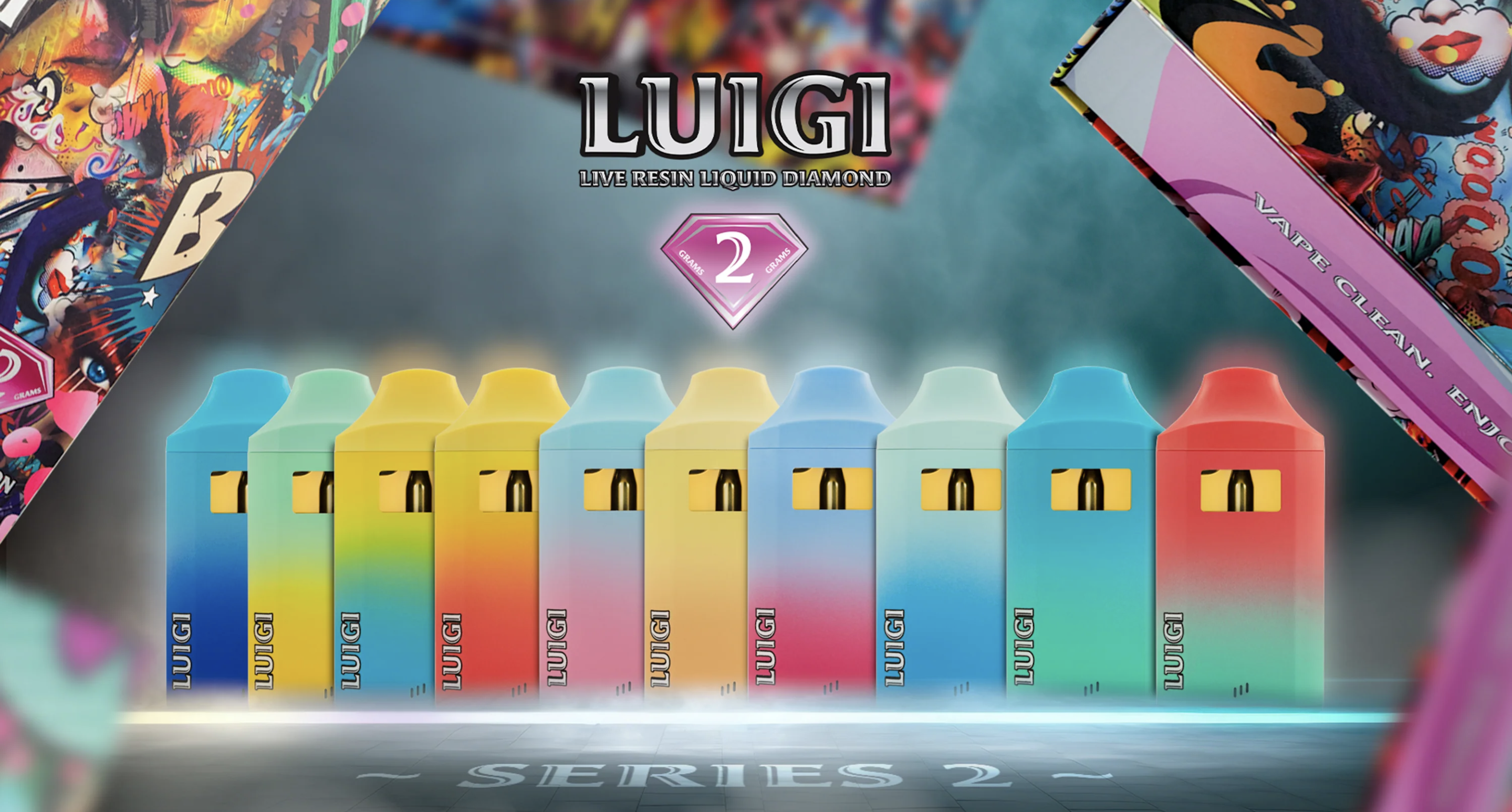 Luigi | AIO Vape | Pink Cereal Milk | 1g  Premium Cannabis Products Near Me