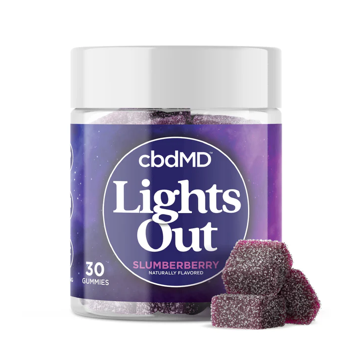 cbdMD | Delta 9 THC Lights Out Gummies | Slumberberry | I | 30