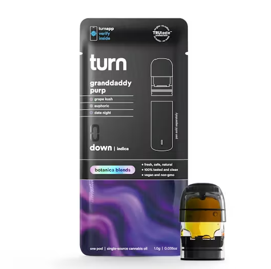 Turn | Pod | Grandaddy Purp | I | 1g – Premium Cannabis Products Near Me