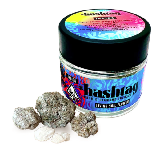 Hash Tag | Hash & Diamond Infused Flower | Orange Creamsicle x Stella ...