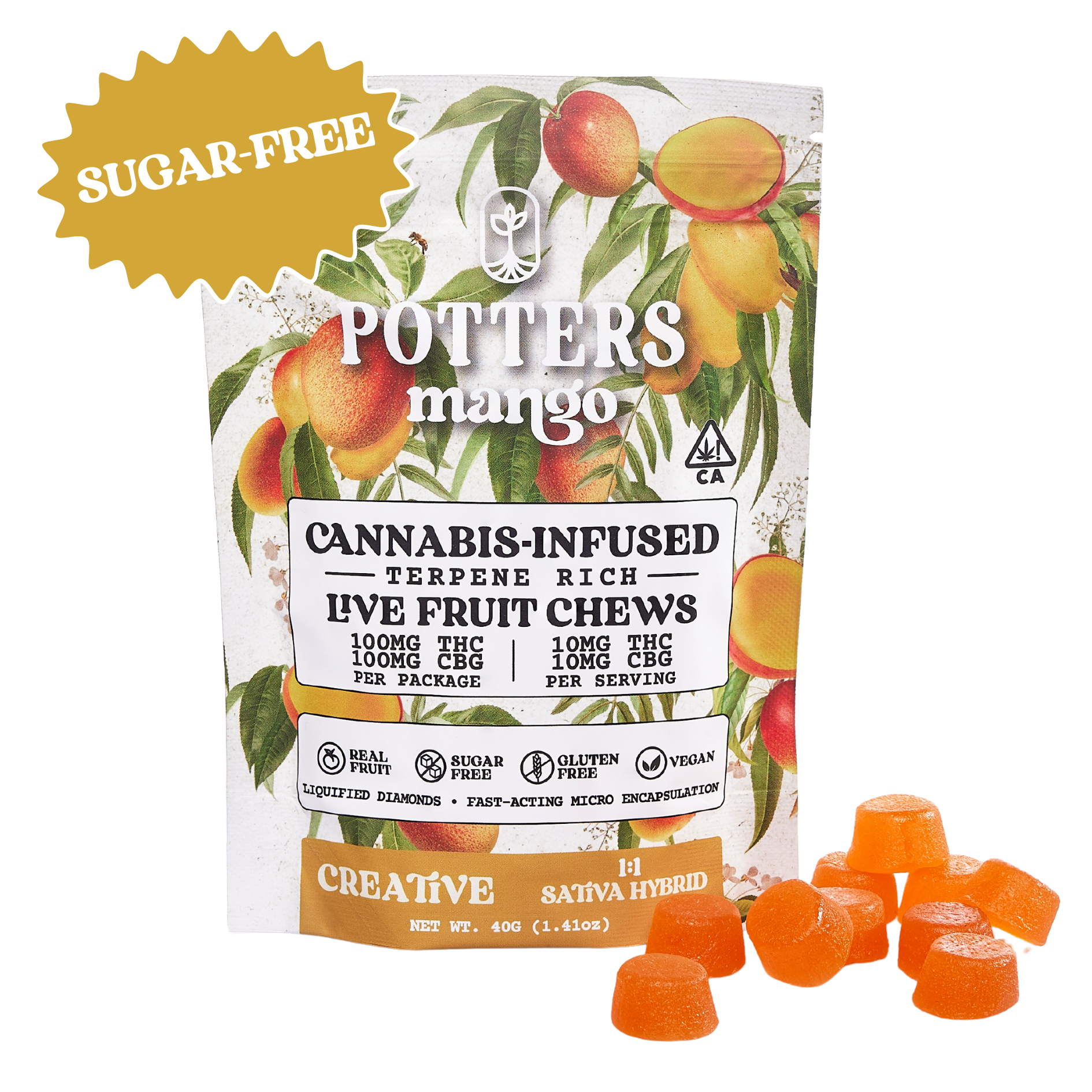 SUGAR-FREE MANGO CBG 1:1