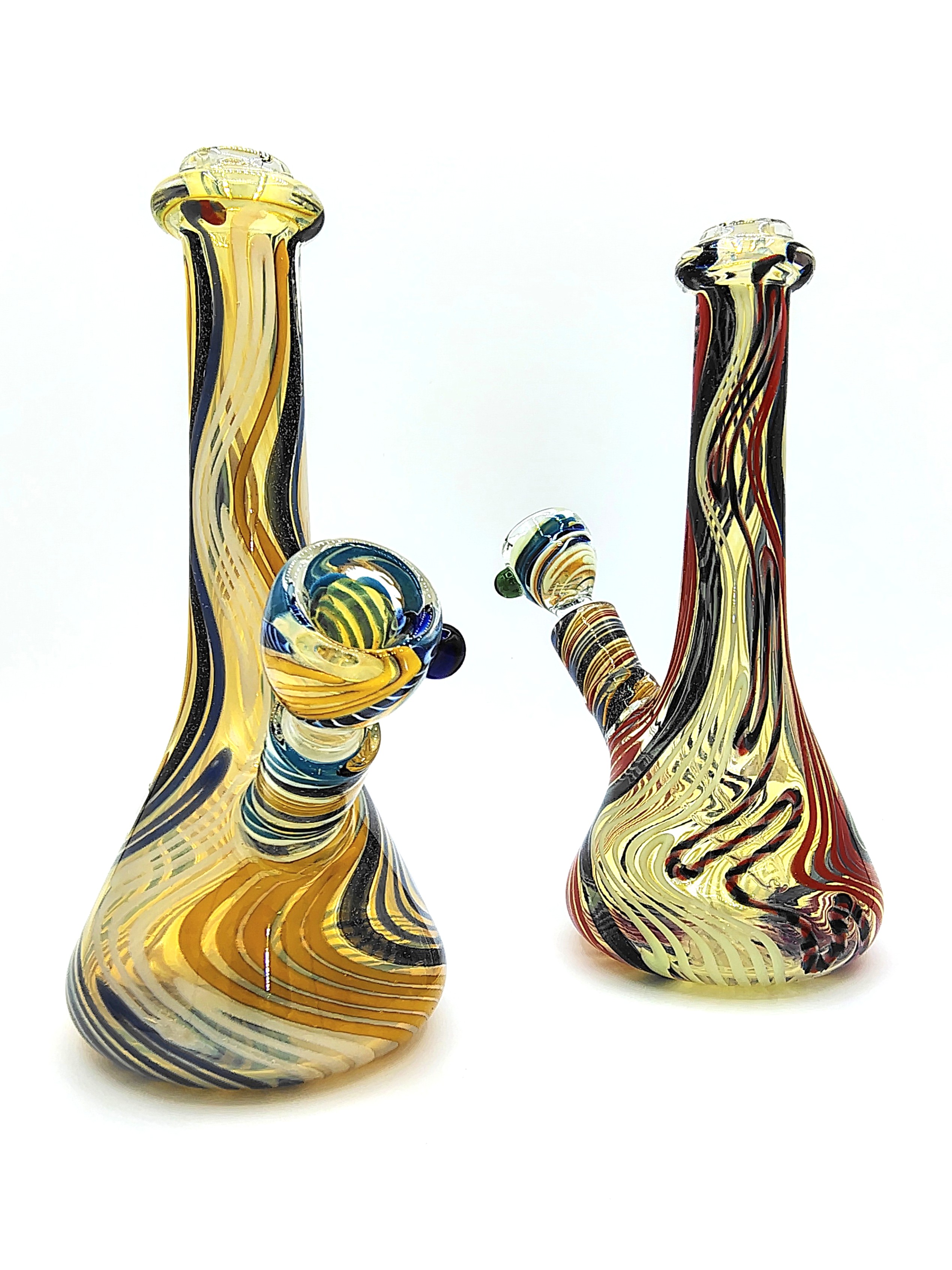 HEAVY DICHROIC SMALL BEAKER BONG - 53197