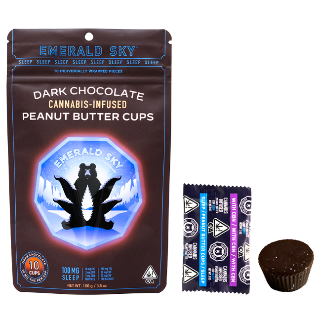 SLEEP DARK CHOCOLATE PEANUT BUTTER CUPS (CBN)