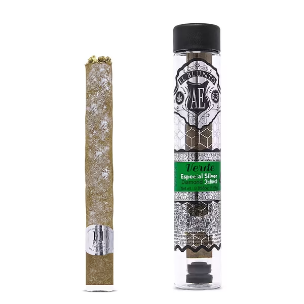 SILVER VERDE DIAMOND INFUSED BLUNT