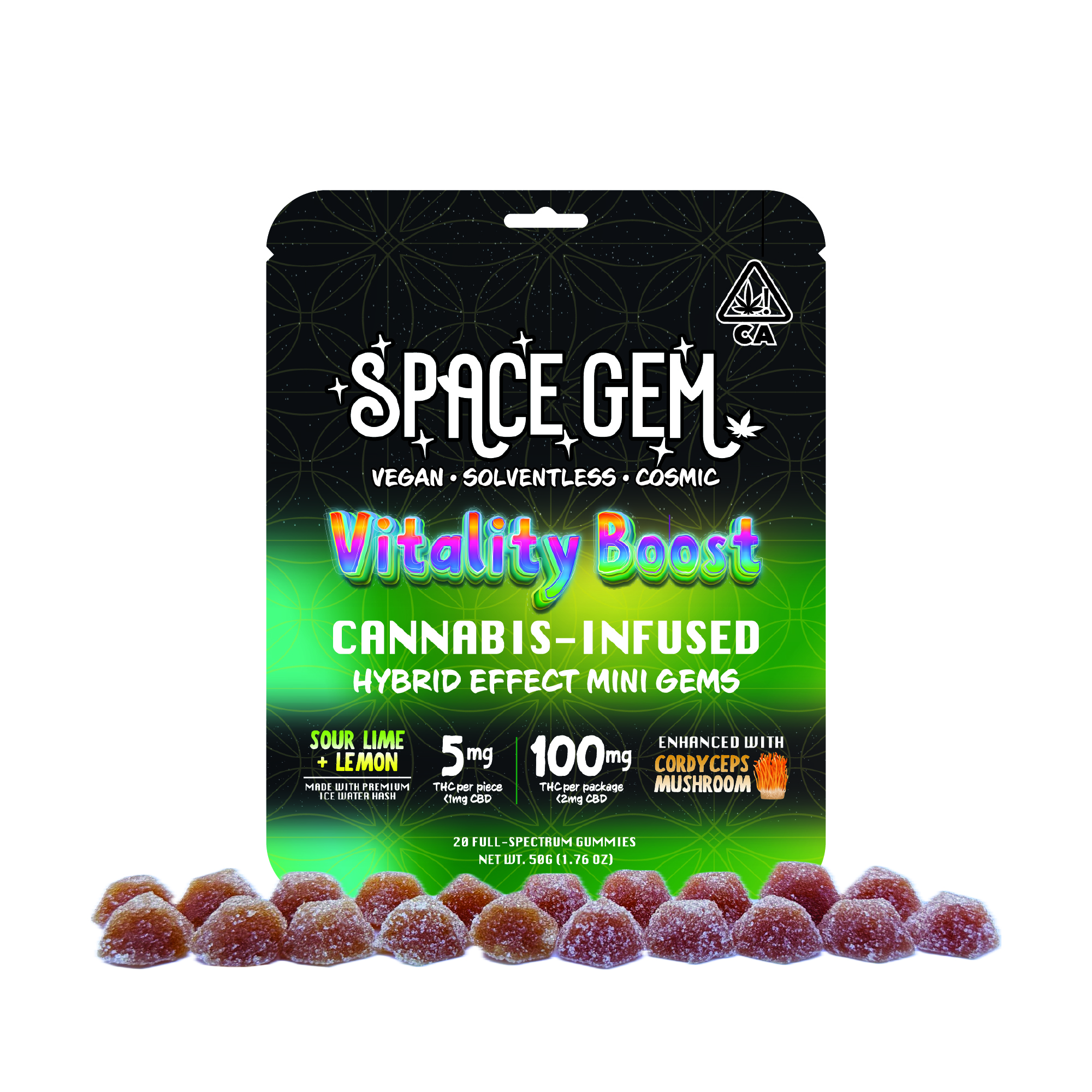 VITALITY BOOST: LEMON & LIME MINI GEMS