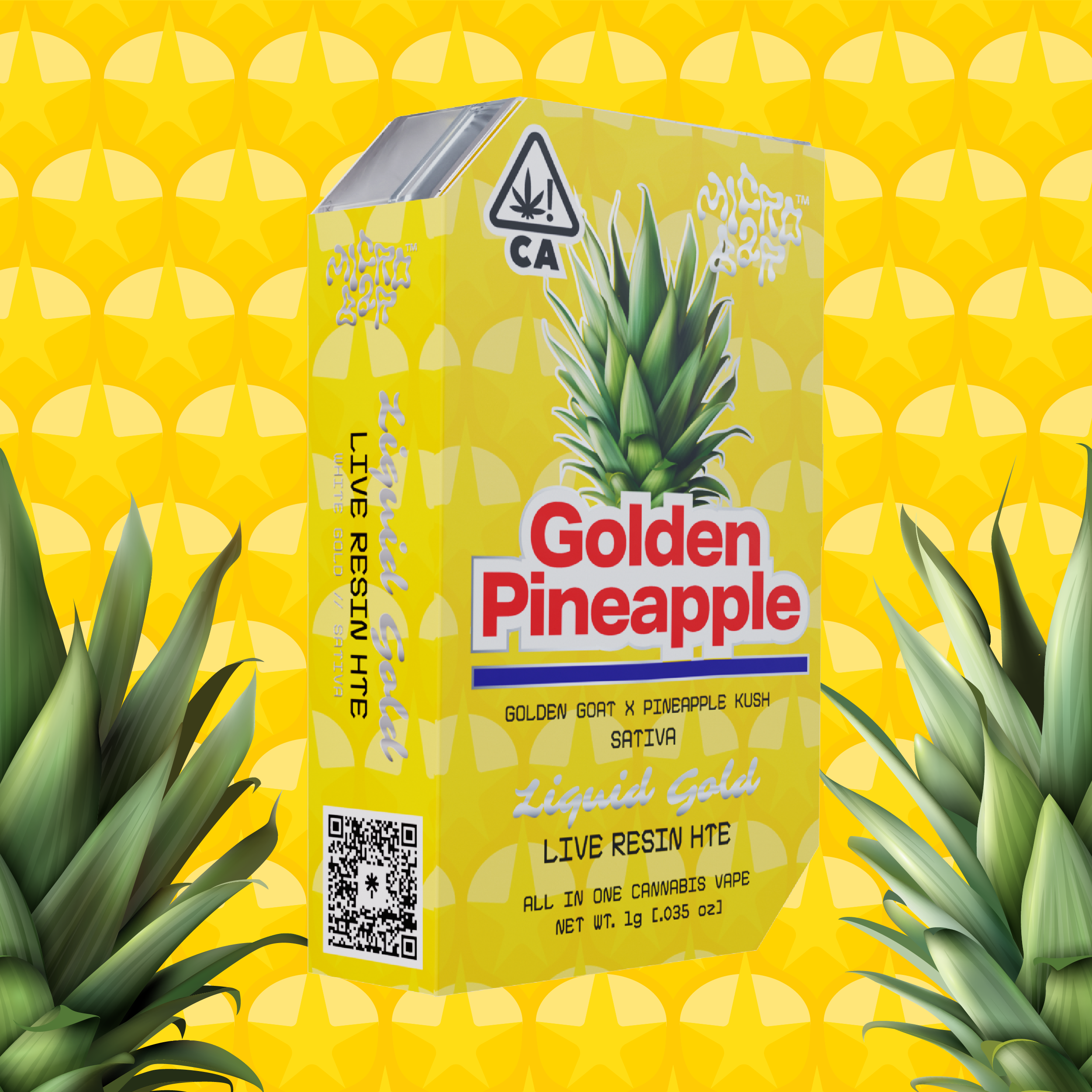 GOLDEN PINEAPPLE LIVE RESIN ALL-IN-ONE