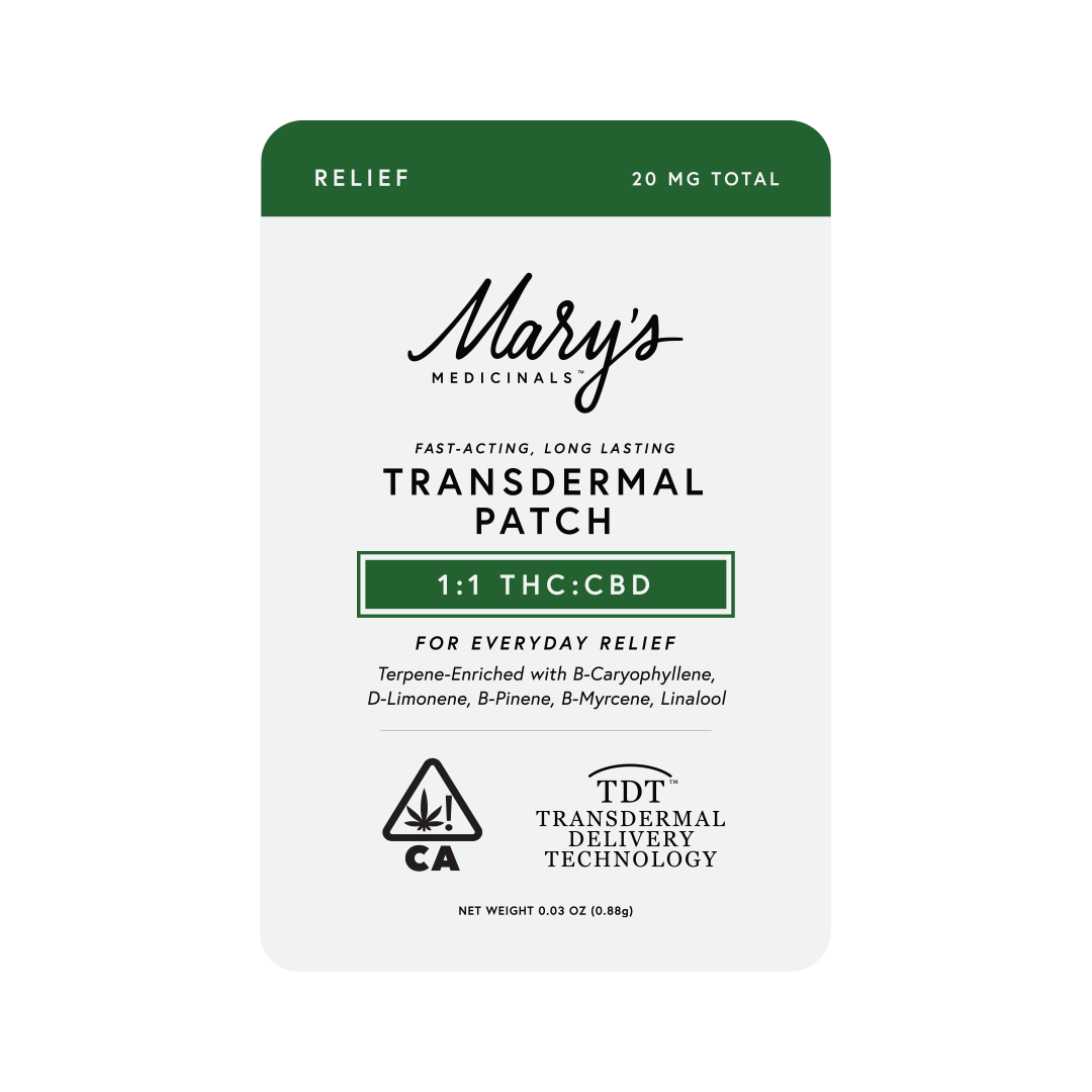 TRANSDERMAL 1:1 PATCH - RELIEF