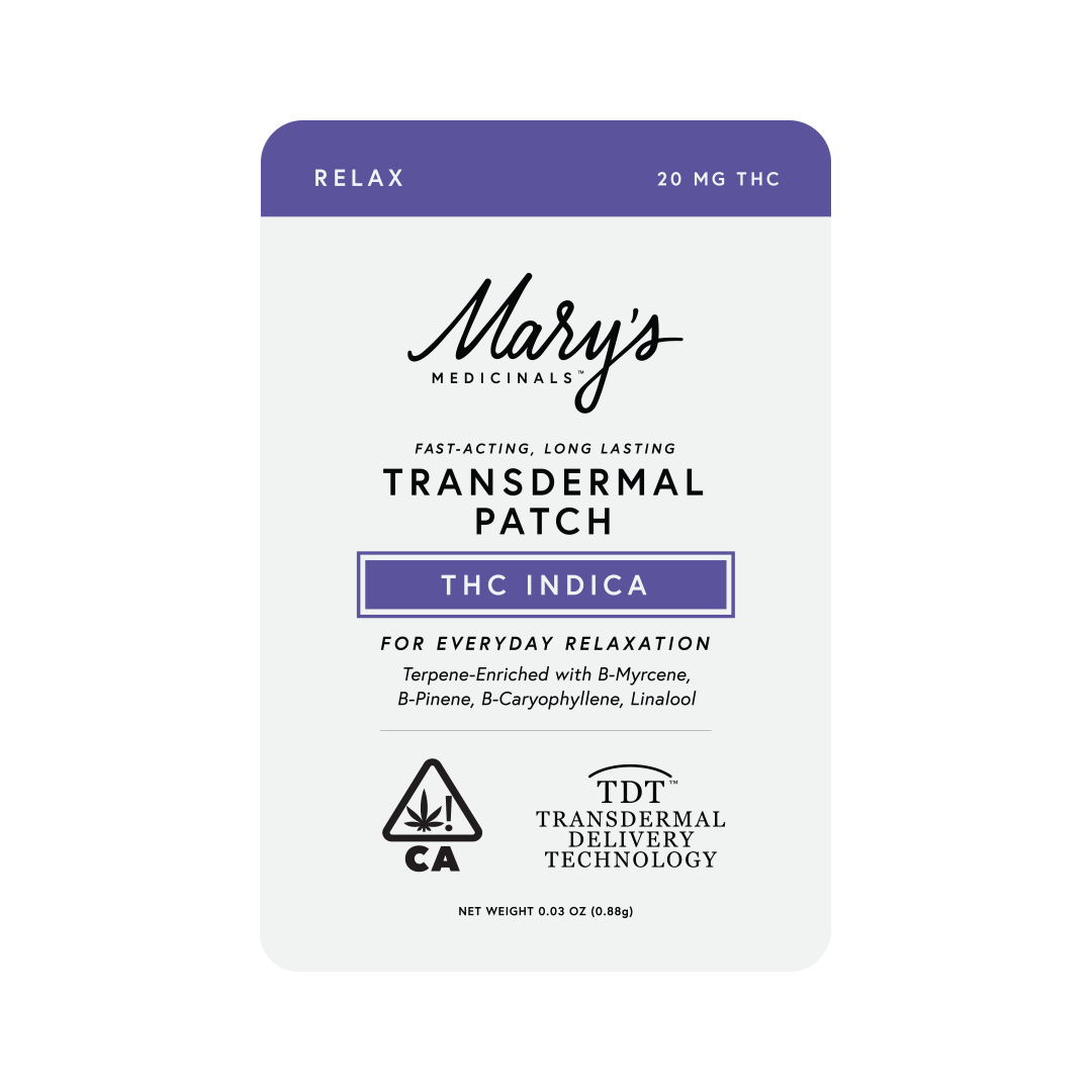 TRANSDERMAL THC PATCH - RELAX
