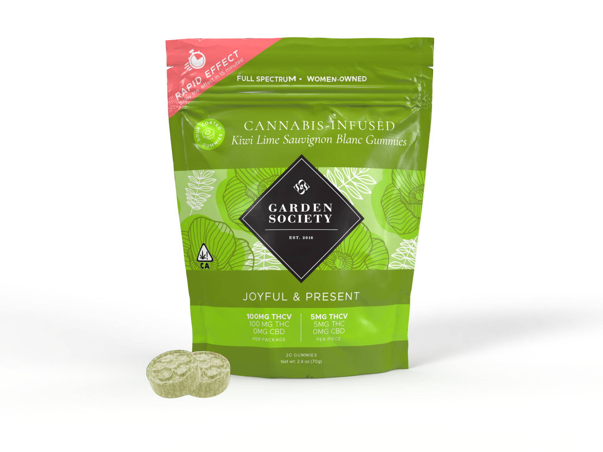 KIWI LIME SAUVIGNON BLANC - JOYFUL & PRESENT (THC-V)