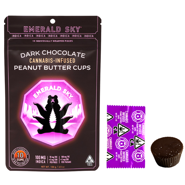INDICA DARK CHOCOLATE PEANUT BUTTER CUPS