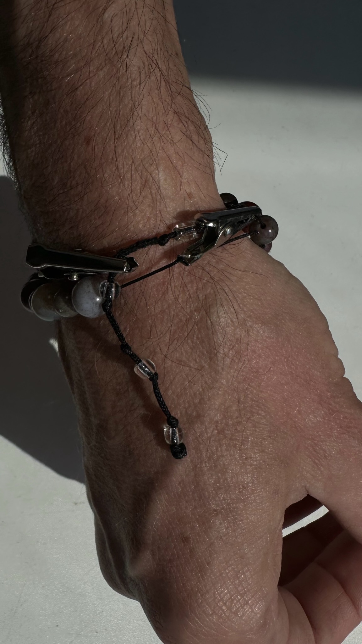 Moss Indian Agate Bracelet Roach