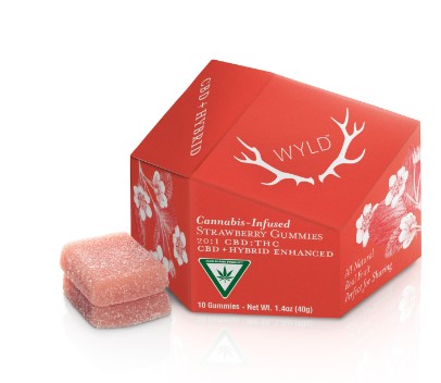 Wyld - STRAWBERRY GUMMIES 200MG CBD : 10MG THC
