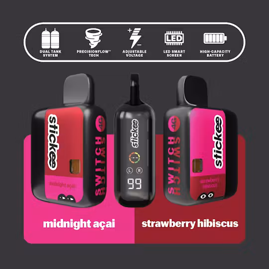 STRAWBERRY HIBISCUS | MIDNIGHT ACAI 4G DISPOSABLE