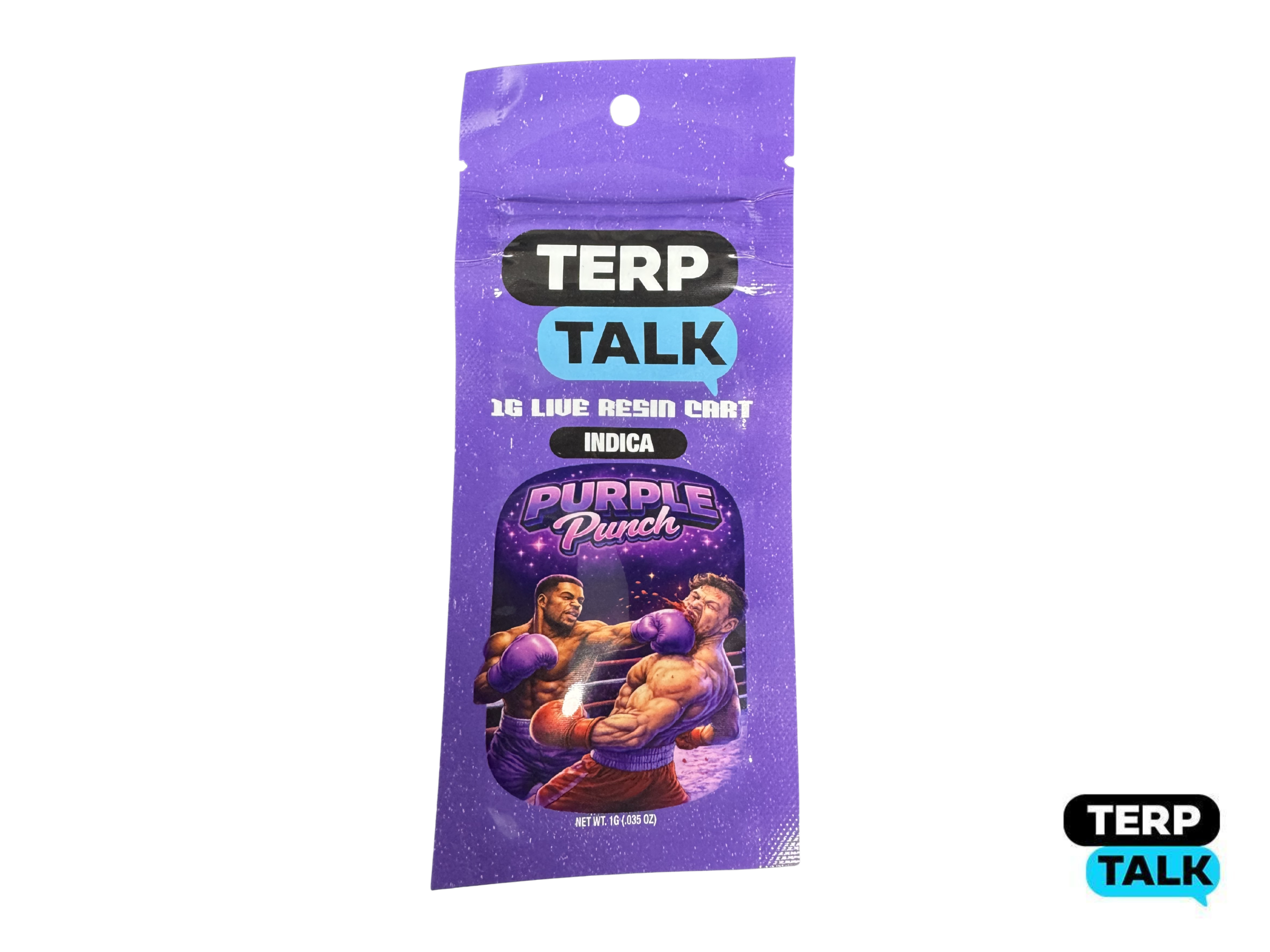 TERP TALK LIVE RESIN 1G VAPE CART - PURPLE PUNCH