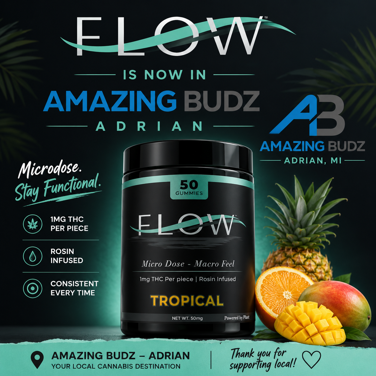 Tropical Microdose rosin 50mg