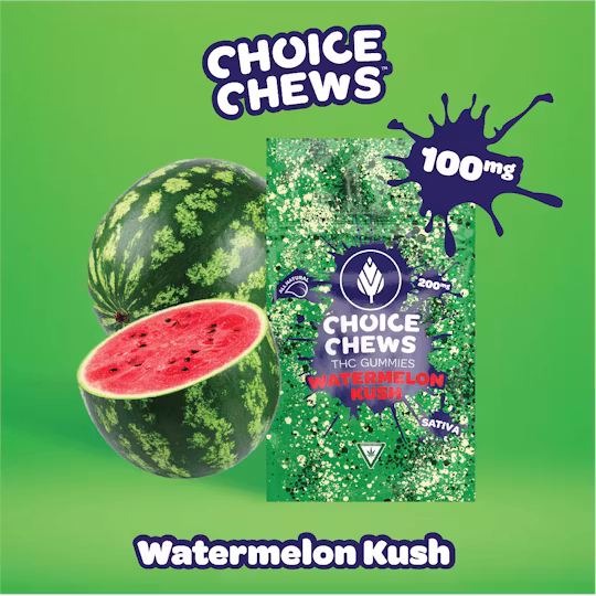 Choice - Choice Chews Watermelon Kush 100mg Main Image