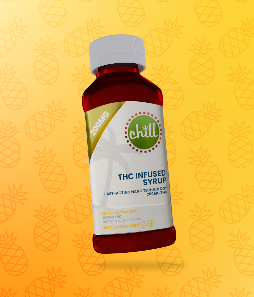 Chill - PINEAPPLE SYRUP - 200 MG Main Image