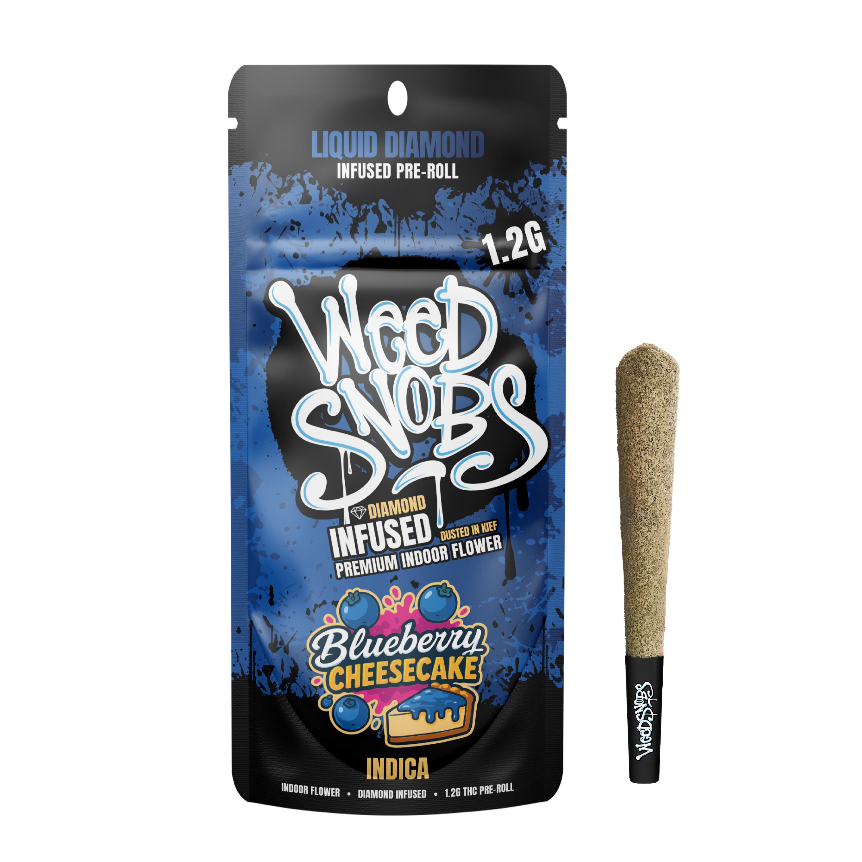 Blueberry Cheesecake 1.2g Infused Preroll