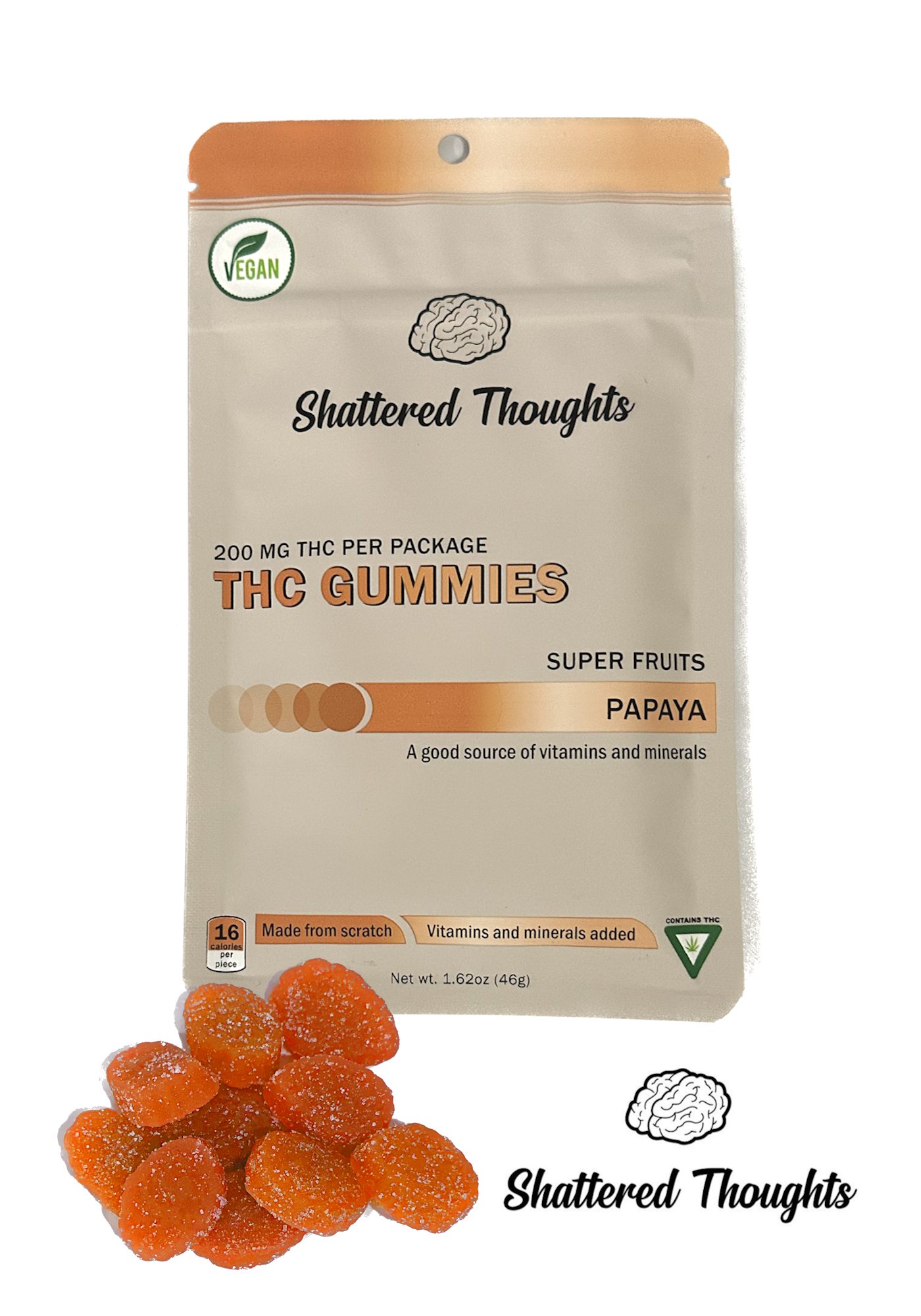 PAPAYA GUMMIES 10PK 200MG