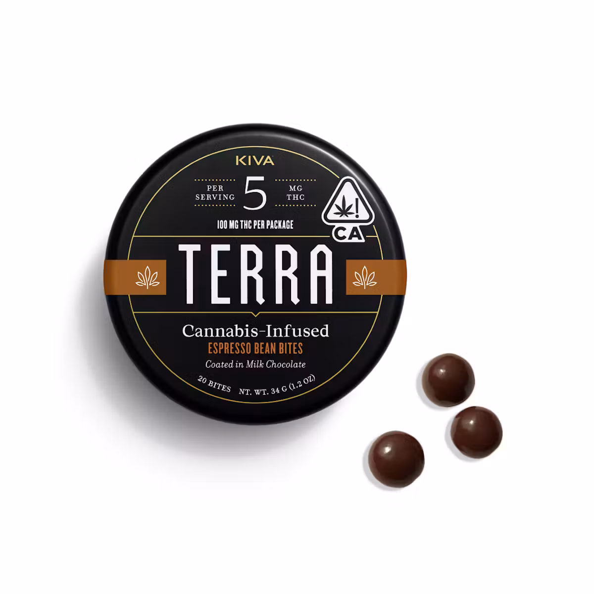 DARK CHOCOLATE ESPRESSO BEANS 100MG
