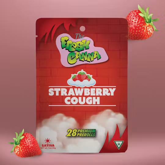 STRAWBERRY COUGH 28PK 1G PREROLLS