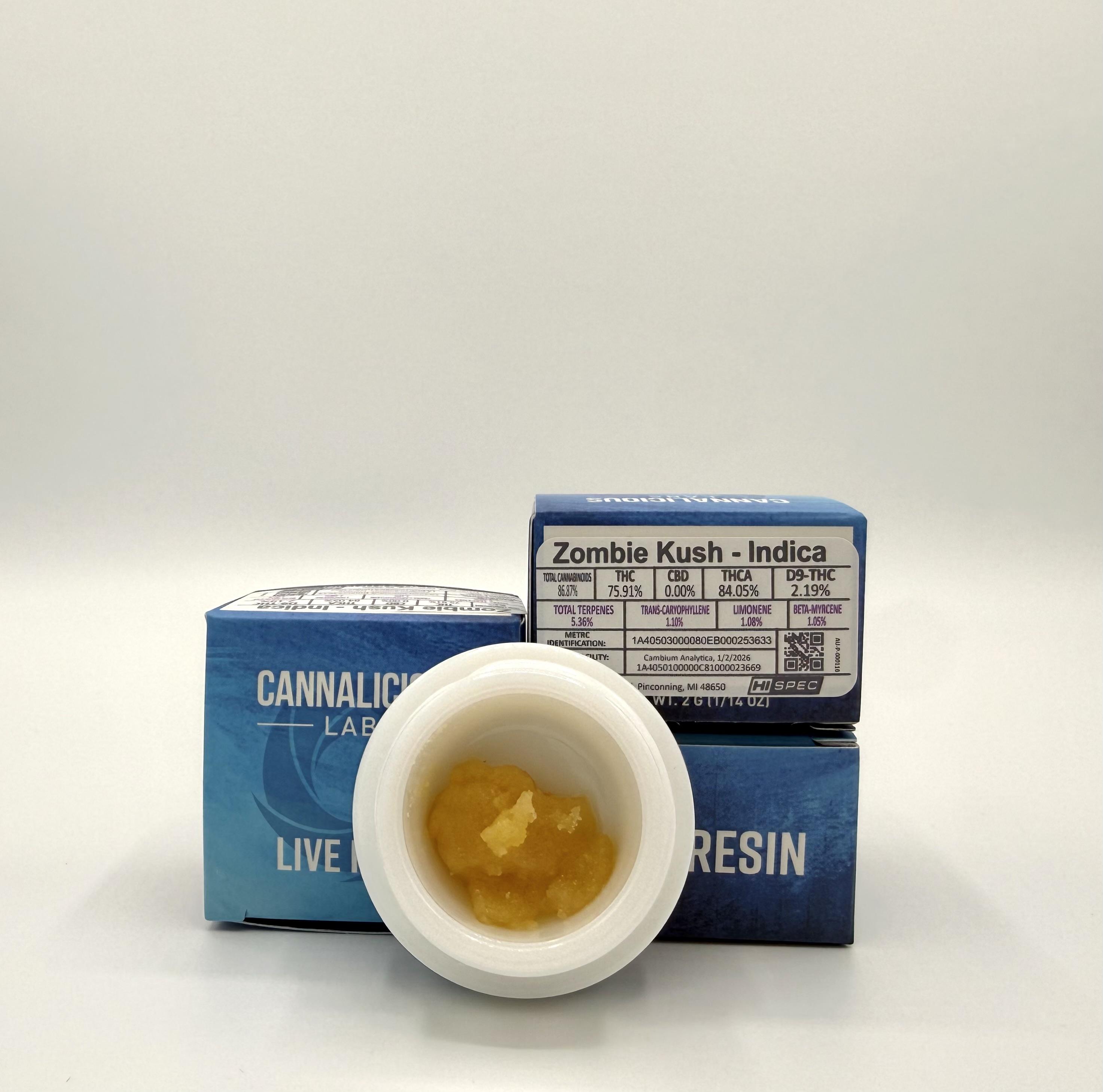 ZOMBIE KUSH 2G LIVE RESIN
