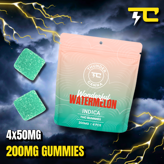 Thunder canna - WATERMELON 4 X 50MG - 200MG