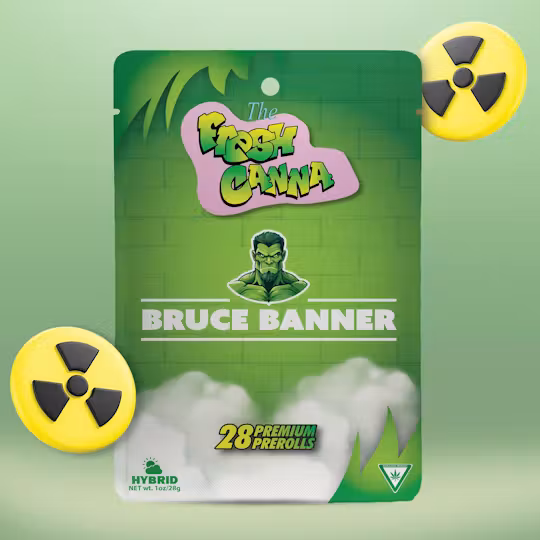 BRUCE BANNER 28PK 1G PREROLLS