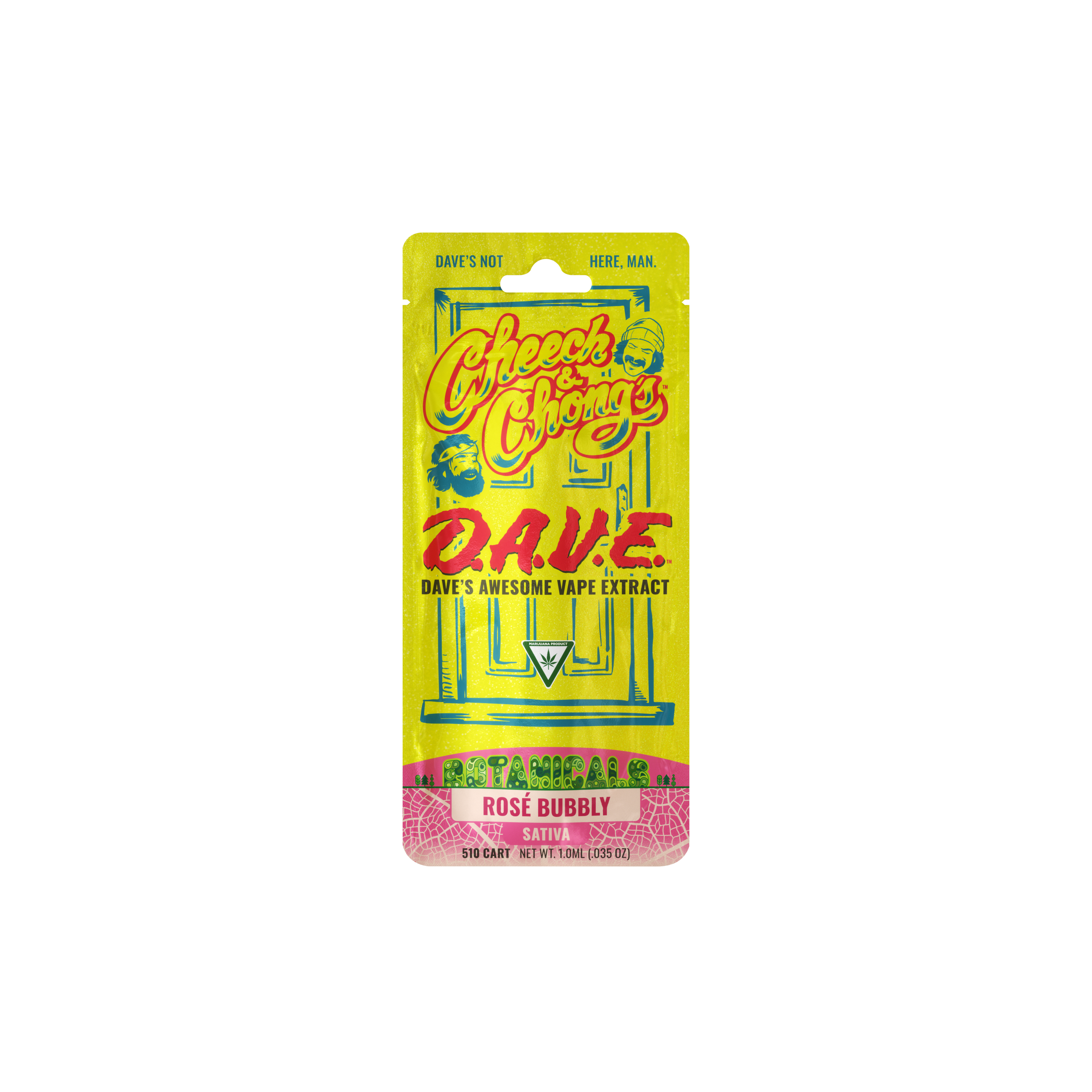 Cheech & chong - ROSE BUBBLY 1G D.A.V.E. CARTRIDGE