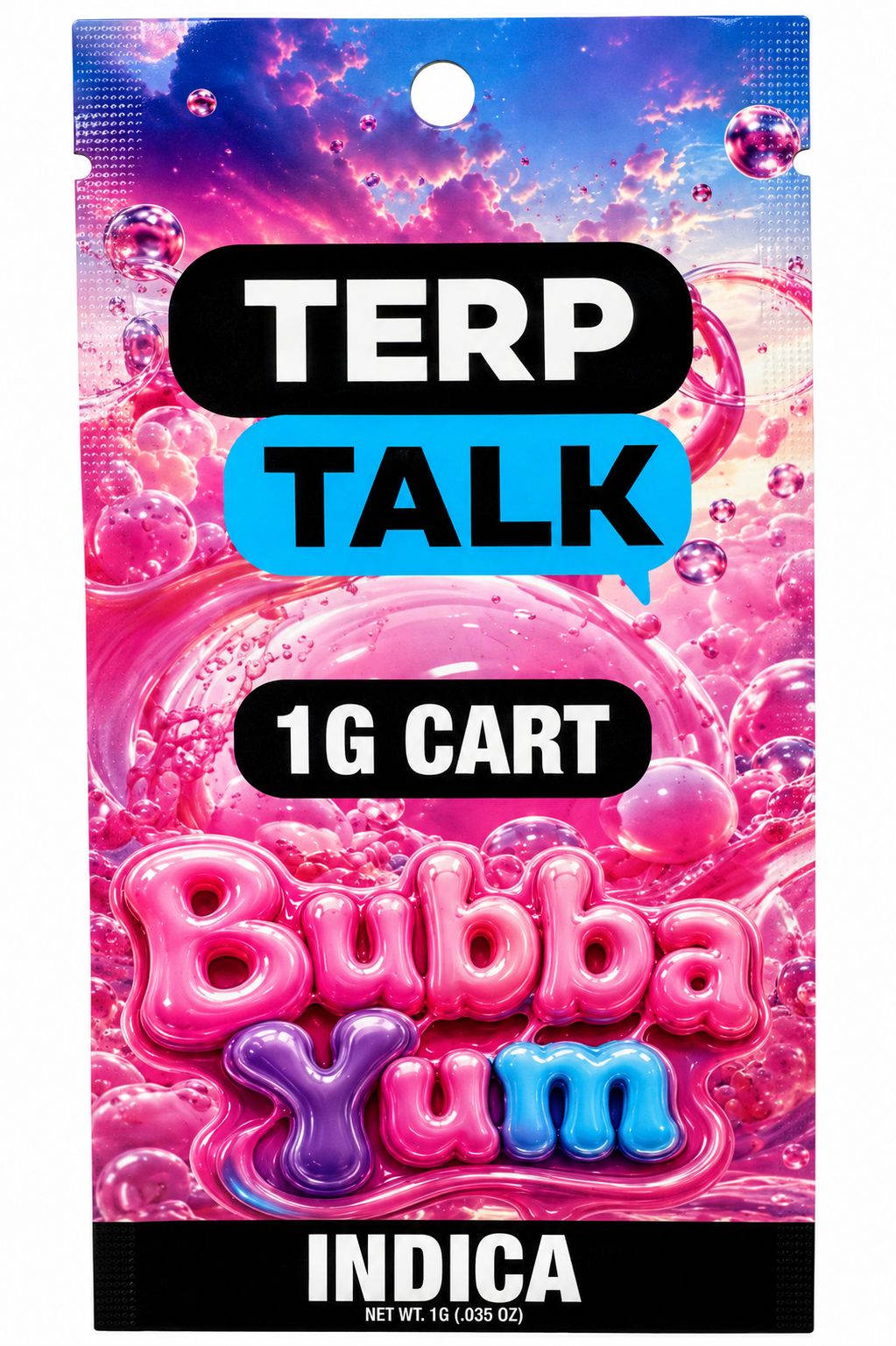 Terp talk - BUBBA YUM 1G CARTRIDGE Main Image