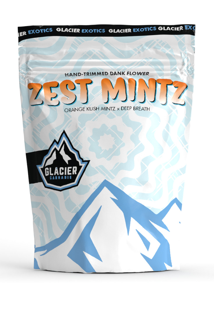 Glacier - ZEST MINTS POLAR PACKS 14G PREPACK
