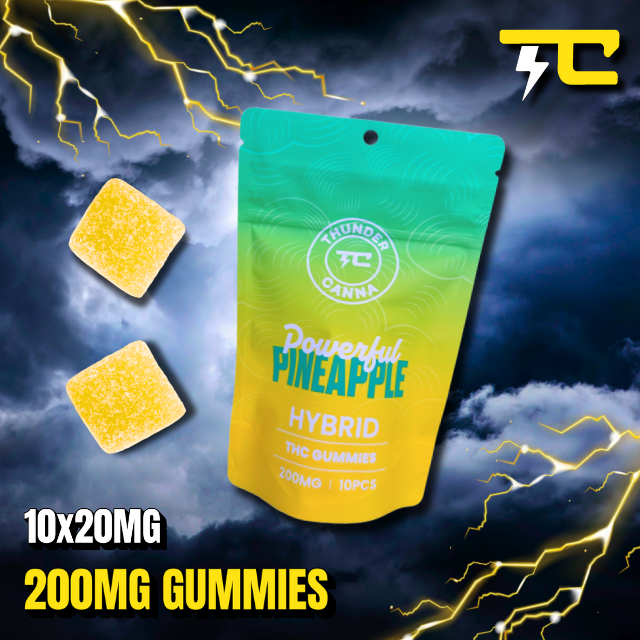 Thunder canna - PINEAPPLE 10 X 20MG - 200MG Main Image
