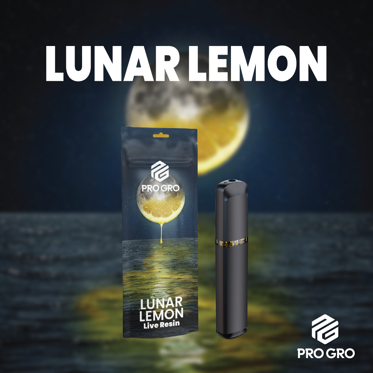LUNAR LEMON 1G LIVE RESIN DISPOSABLE