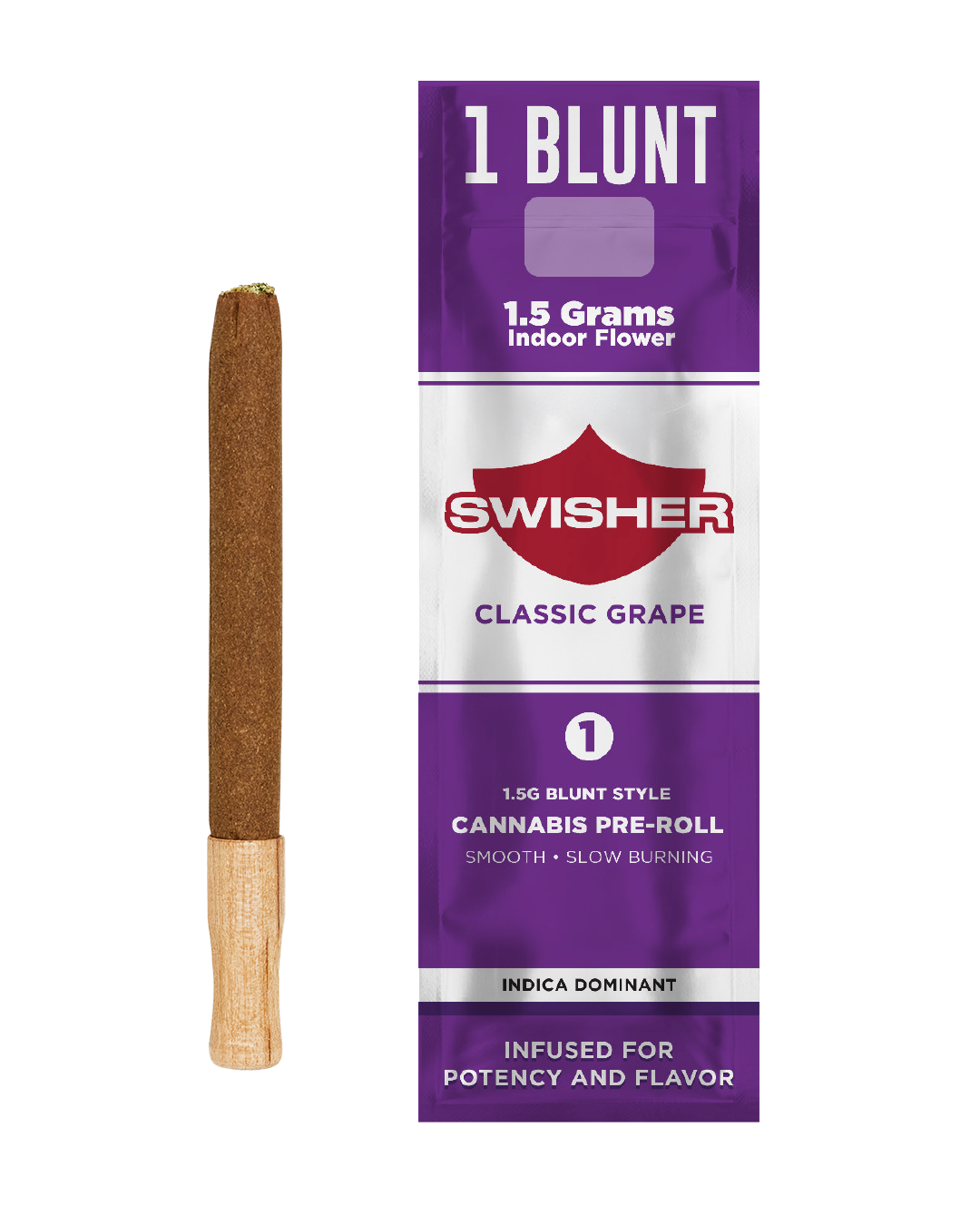 CLASSIC GRAPE 1.5G INFUSED BLUNT