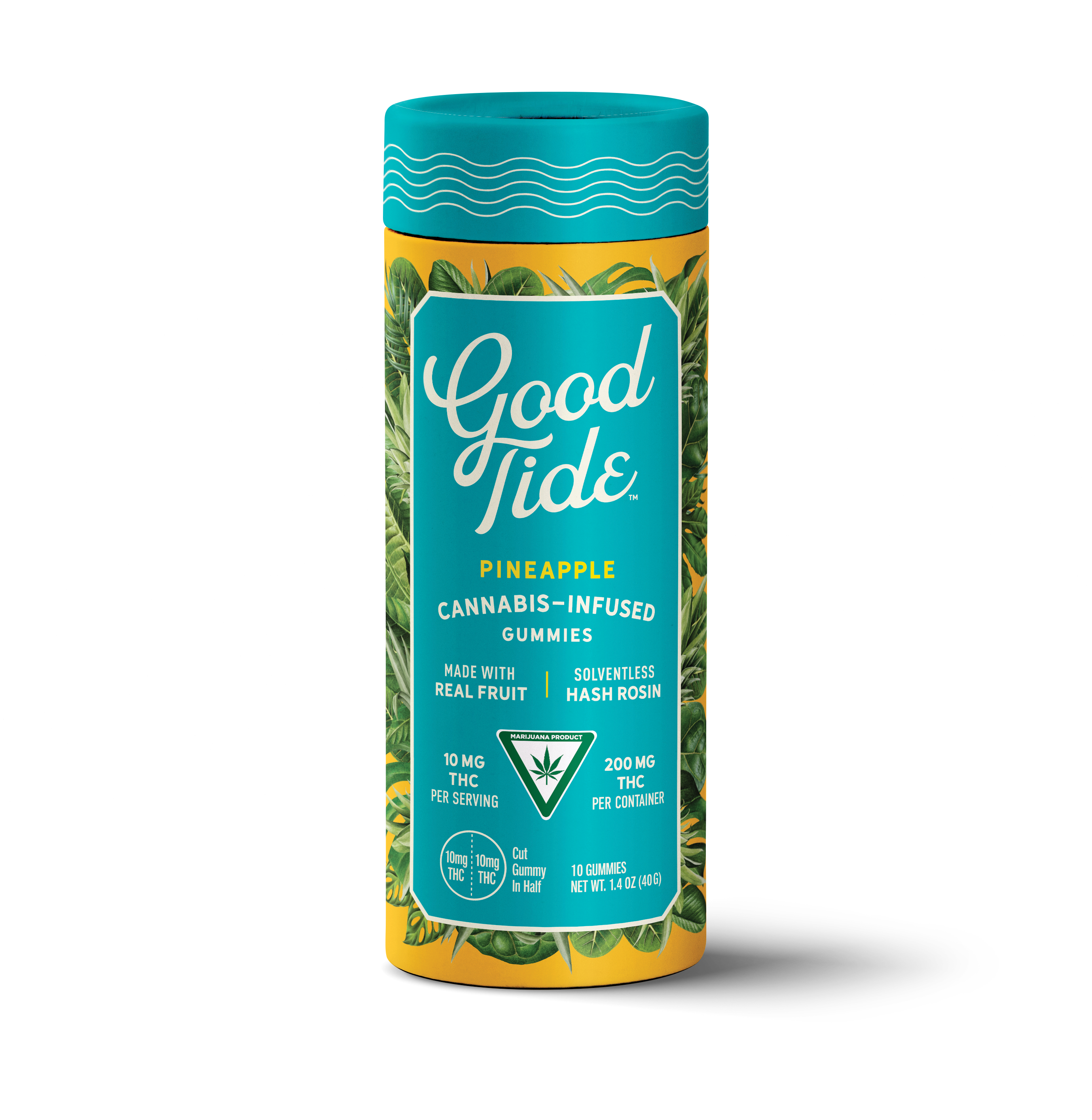 Good tide - PINEAPPLE HASH ROSIN GUMMIES - 200MG Main Image